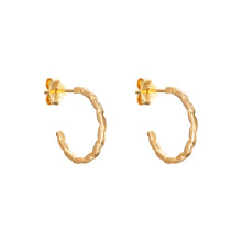Hammered Hoop Earrings