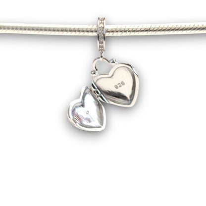 Heart Locket Dangle Charm