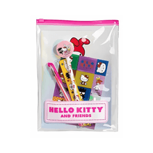 Packaged stationery set with Hello Kitty and friends design on a white background