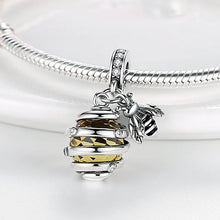 Honeycomb Bumble Bee Charm