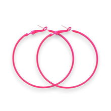 Amnesia Jewellery | Large Colourful Party Fashion Hoop Earrings