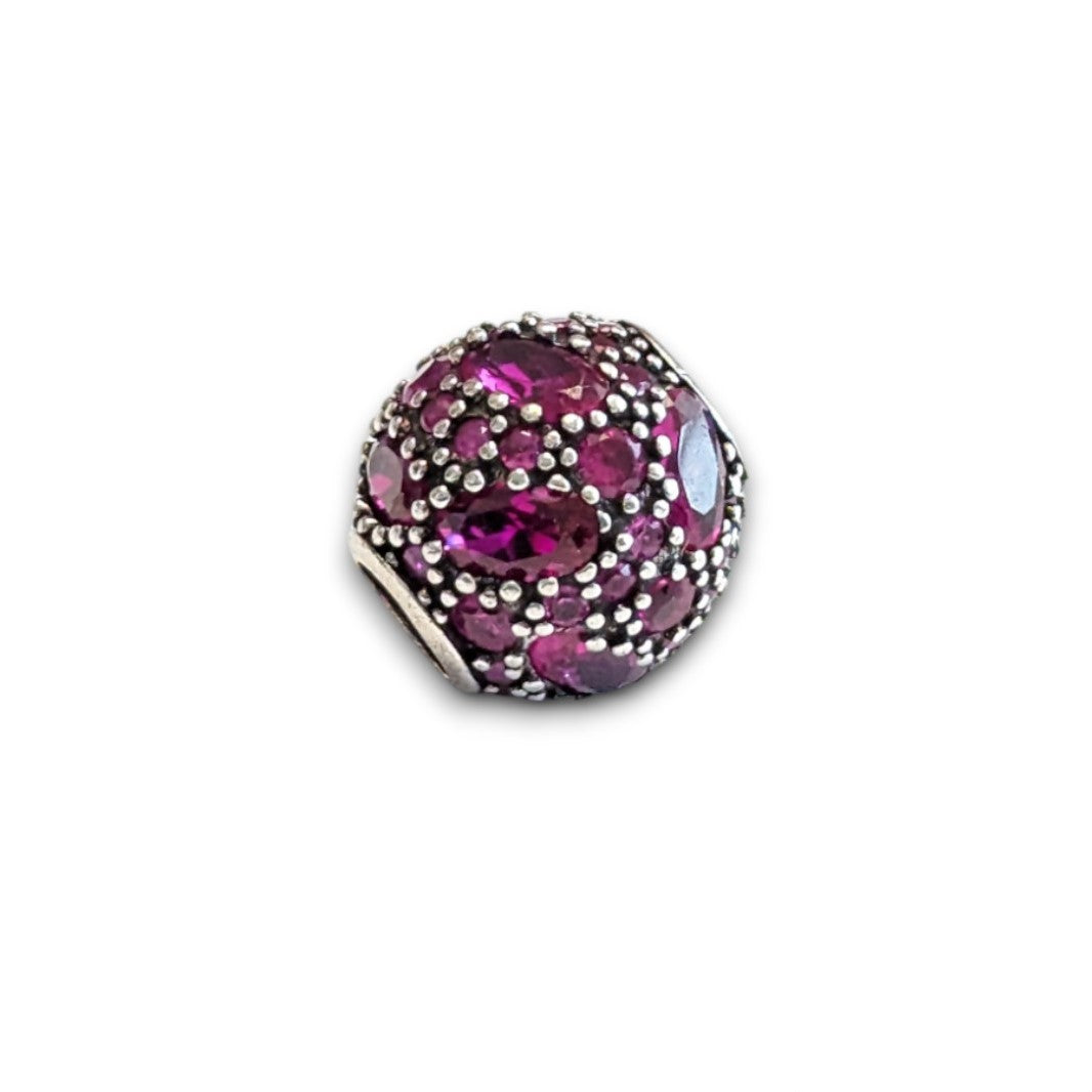 Hot Pink Bead Charm