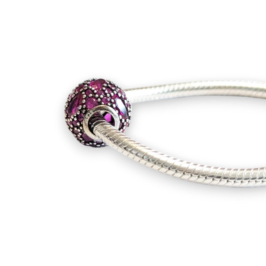 Hot Pink Bead Charm