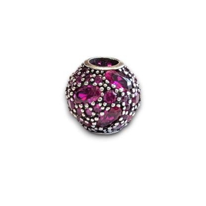 Hot Pink Bead Charm