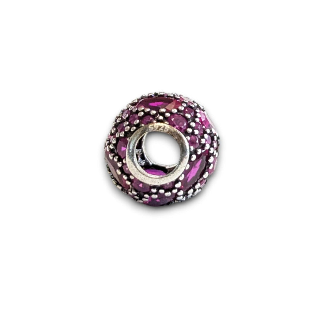 Hot Pink Bead Charm