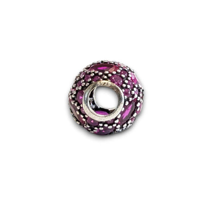 Hot Pink Bead Charm