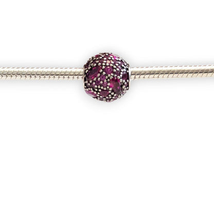 Hot Pink Bead Charm