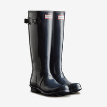 Hunter ORIGINAL TALL Womens Wellies Navy Gloss