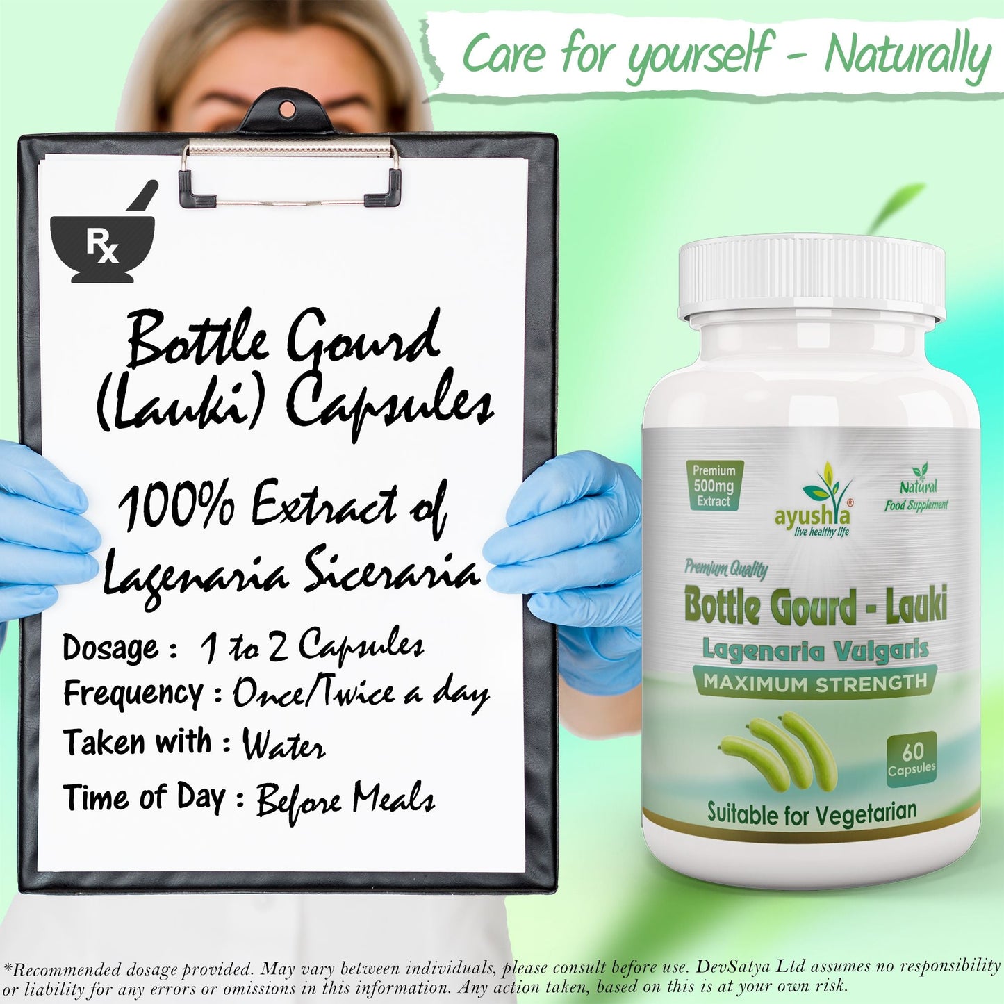 Lauki Calabase Bottle Gourd Capsule