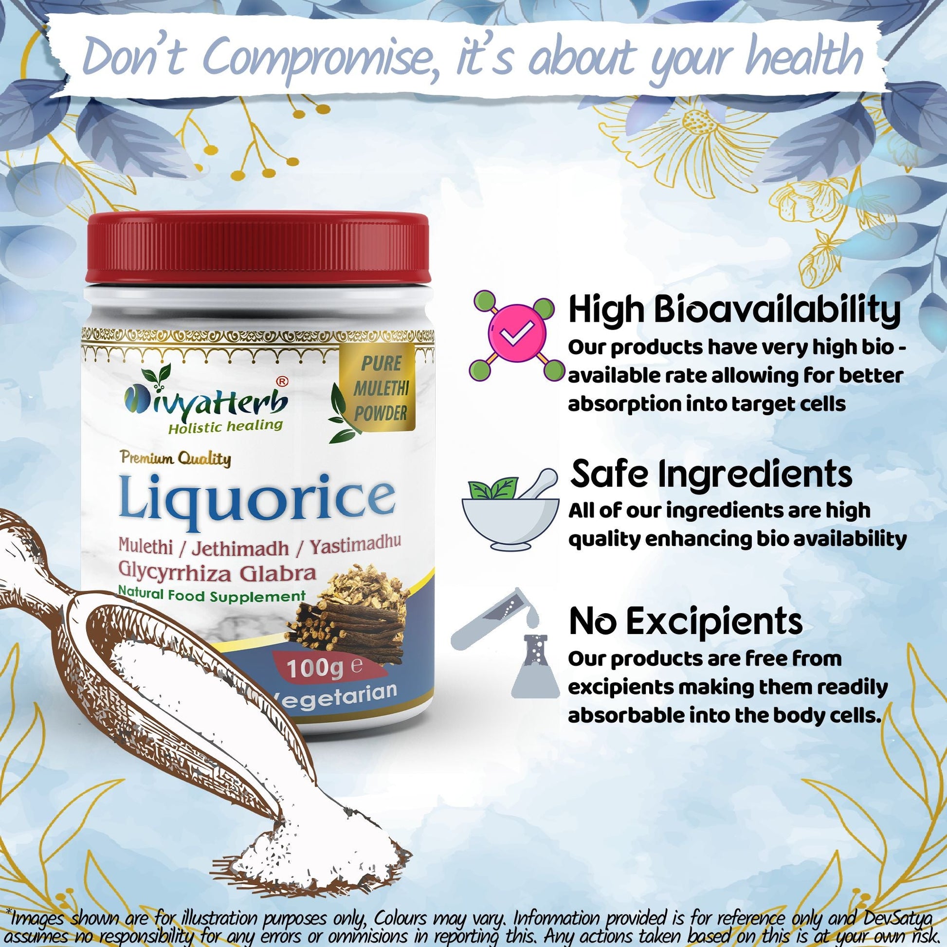 Liquorice Root Powder (Yastimadhu - Mulethi - Jethimadh)