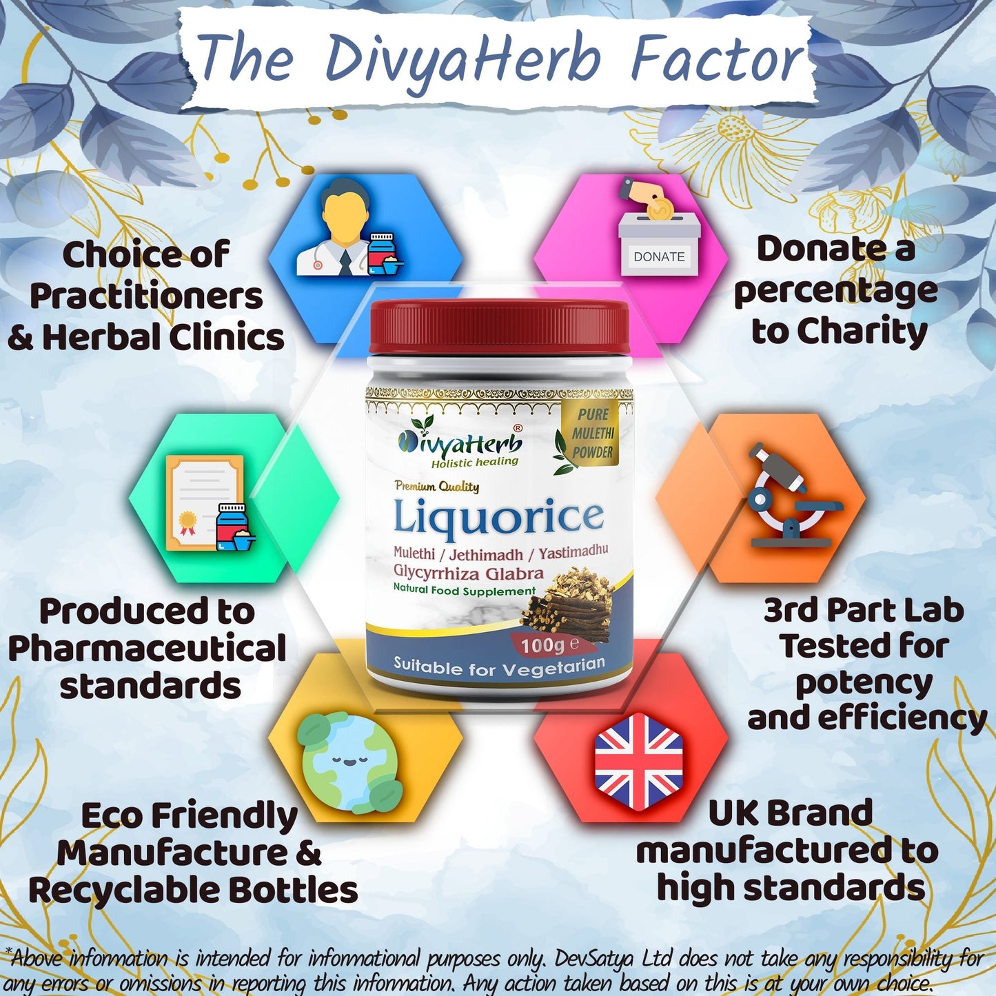 Liquorice Root Powder (Yastimadhu - Mulethi - Jethimadh)