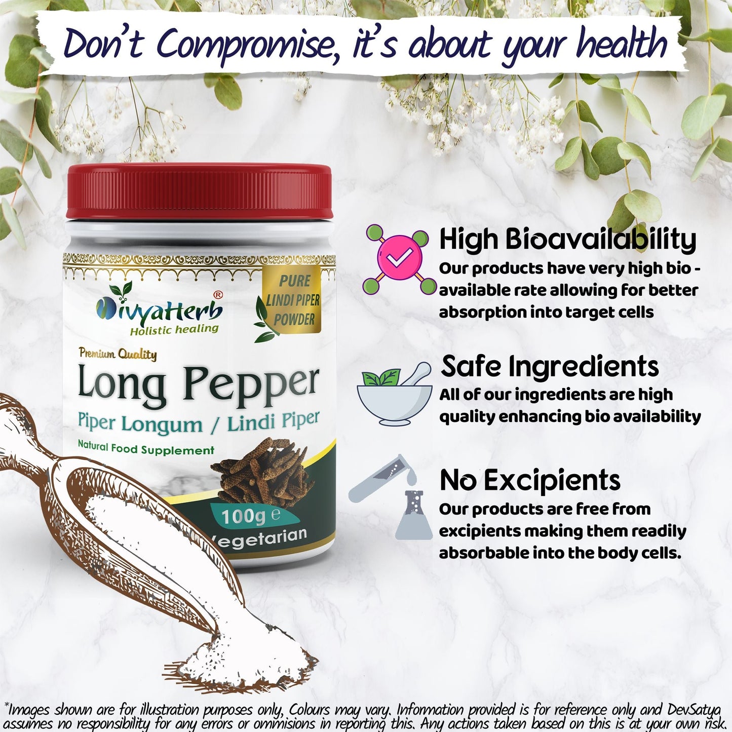 Long Pepper Powder (Piper Longum - Pippali - Lindi Piper)