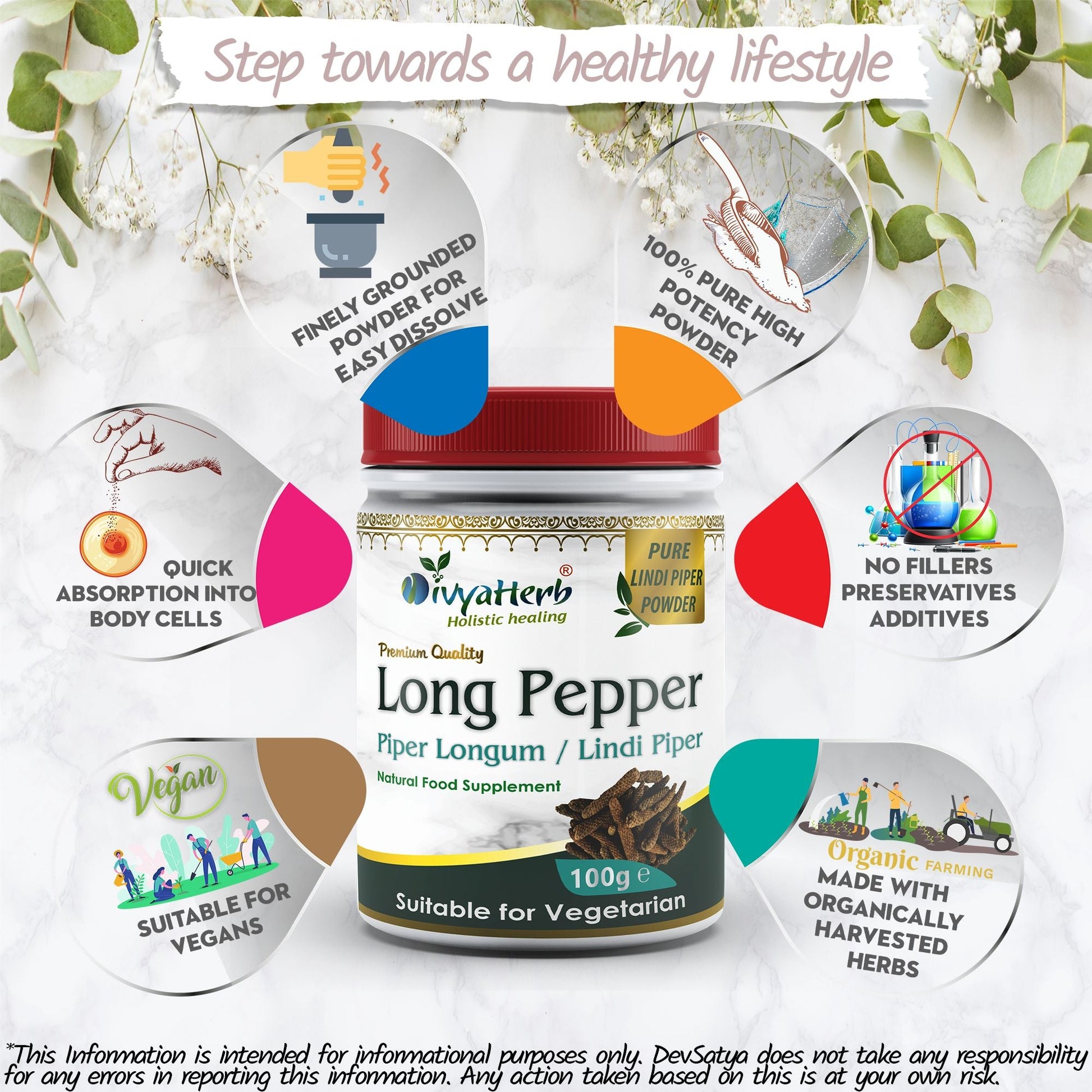 Long Pepper Powder (Piper Longum - Pippali - Lindi Piper)