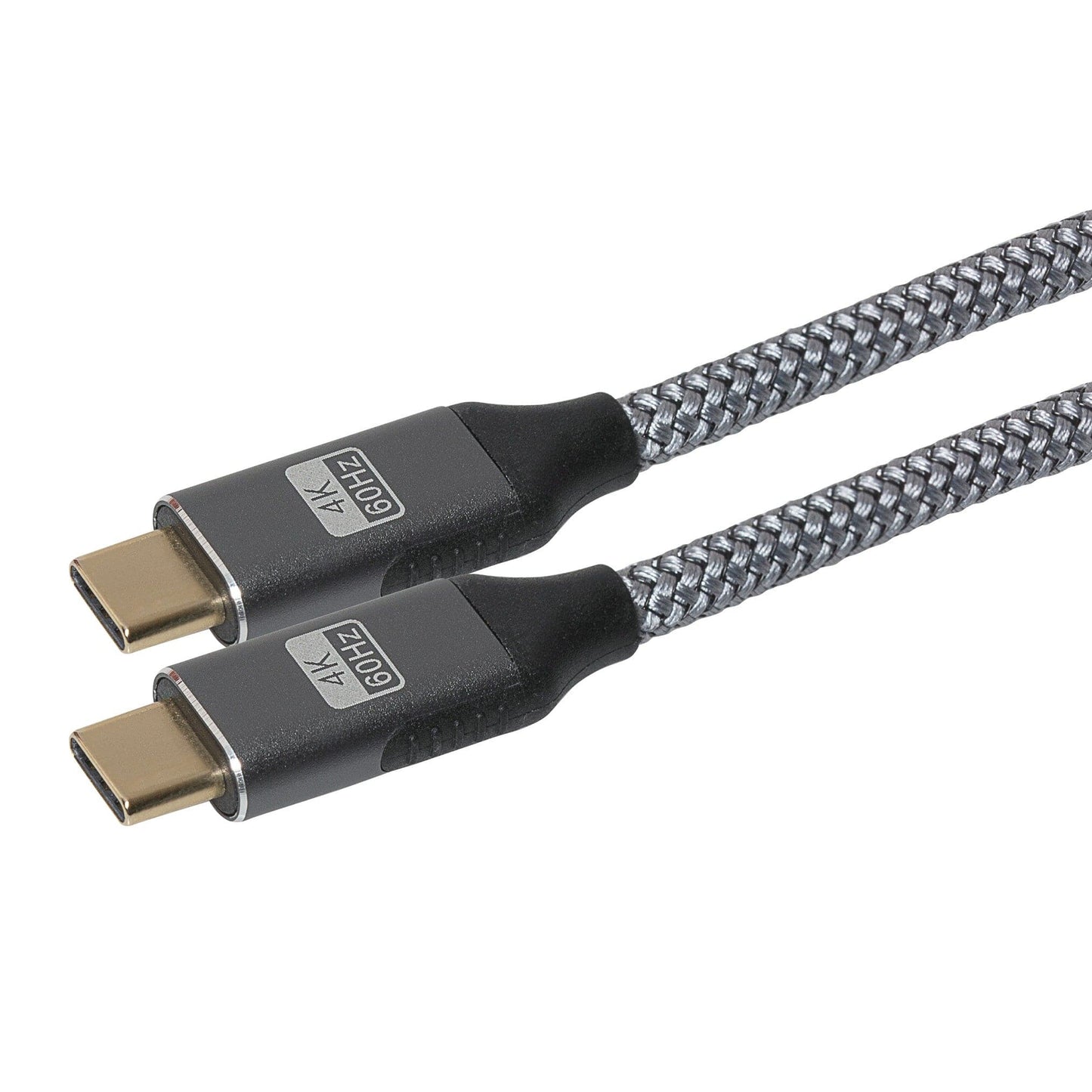 Pro USB-C to USB-C Gen2 100W 20Gbps Power Delivery Super Speed Data Transfer & Charging Braided Cable - Silver, 3m