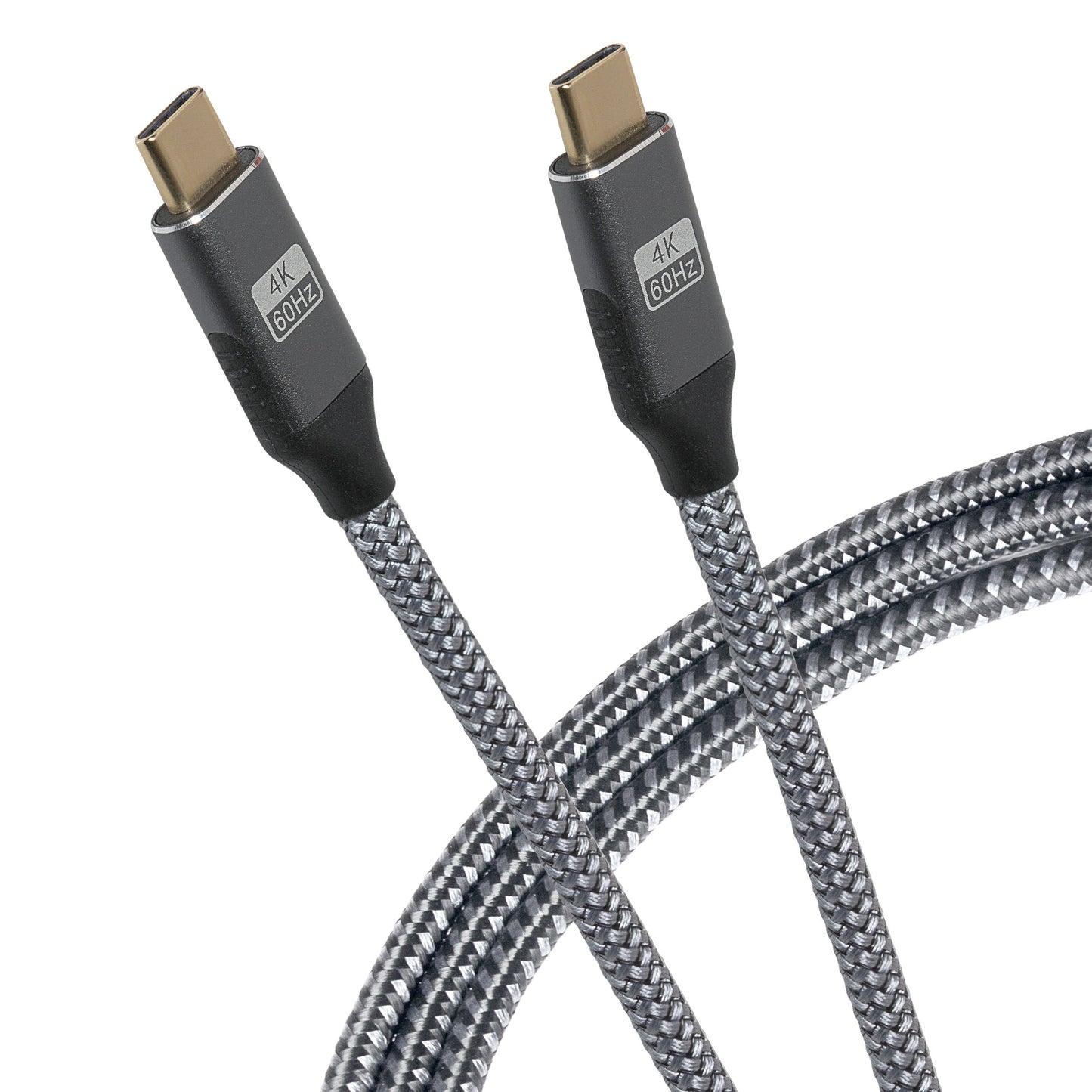 Pro USB-C to USB-C Gen2 100W 20Gbps Power Delivery Super Speed Data Transfer & Charging Braided Cable - Silver, 3m