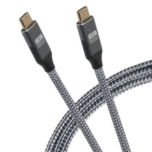 Pro USB-C to USB-C Gen2 100W 20Gbps Power Delivery Super Speed Data Transfer & Charging Braided Cable - Silver, 3m