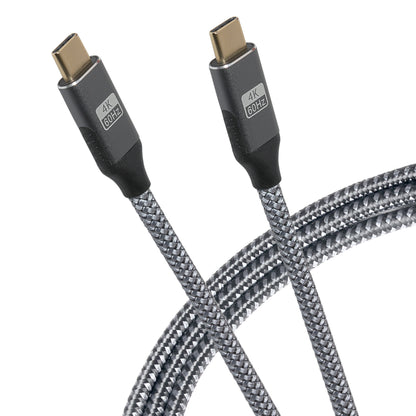 Pro USB-C to USB-C Gen2 100W 20Gbps Power Delivery Super Speed Data Transfer & Charging Braided Cable - Silver, 3m