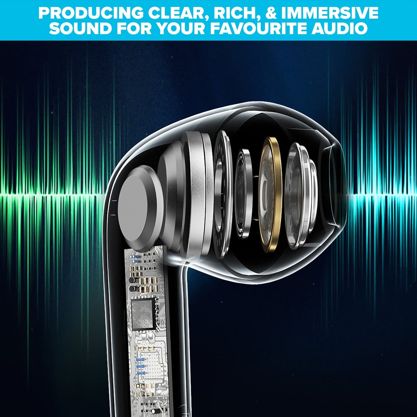 Maplin Bluetooth Earphones - White