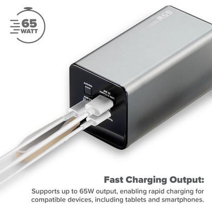 30,000mAh USB-A / USB-C PD 65W Power Bank