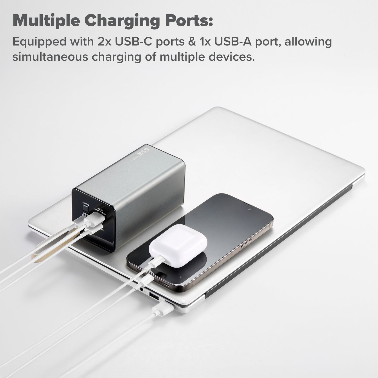 30,000mAh USB-A / USB-C PD 65W Power Bank
