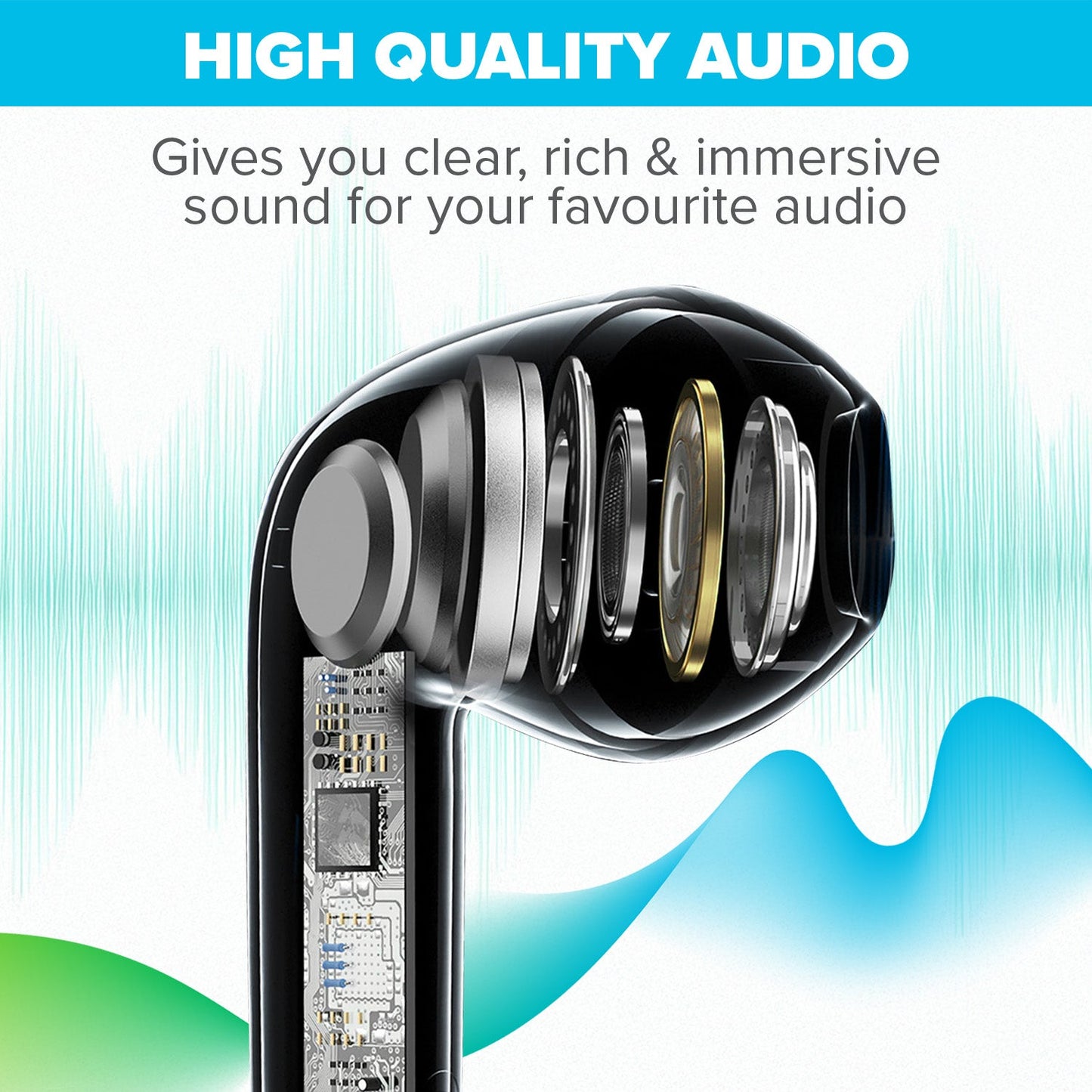 Wired Lightning Earbuds with Hands Free Calling & Volume Button - White