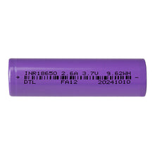 18650/R280 Flat Tip Rechargeable Lithium Battery