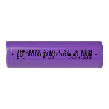 18650/R280 Flat Tip Rechargeable Lithium Battery