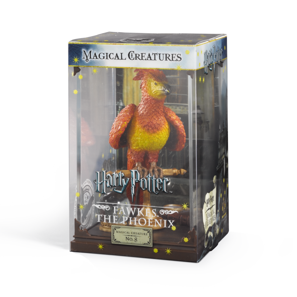 Boxed figurine of a phoenix from 'Harry Potter' series
