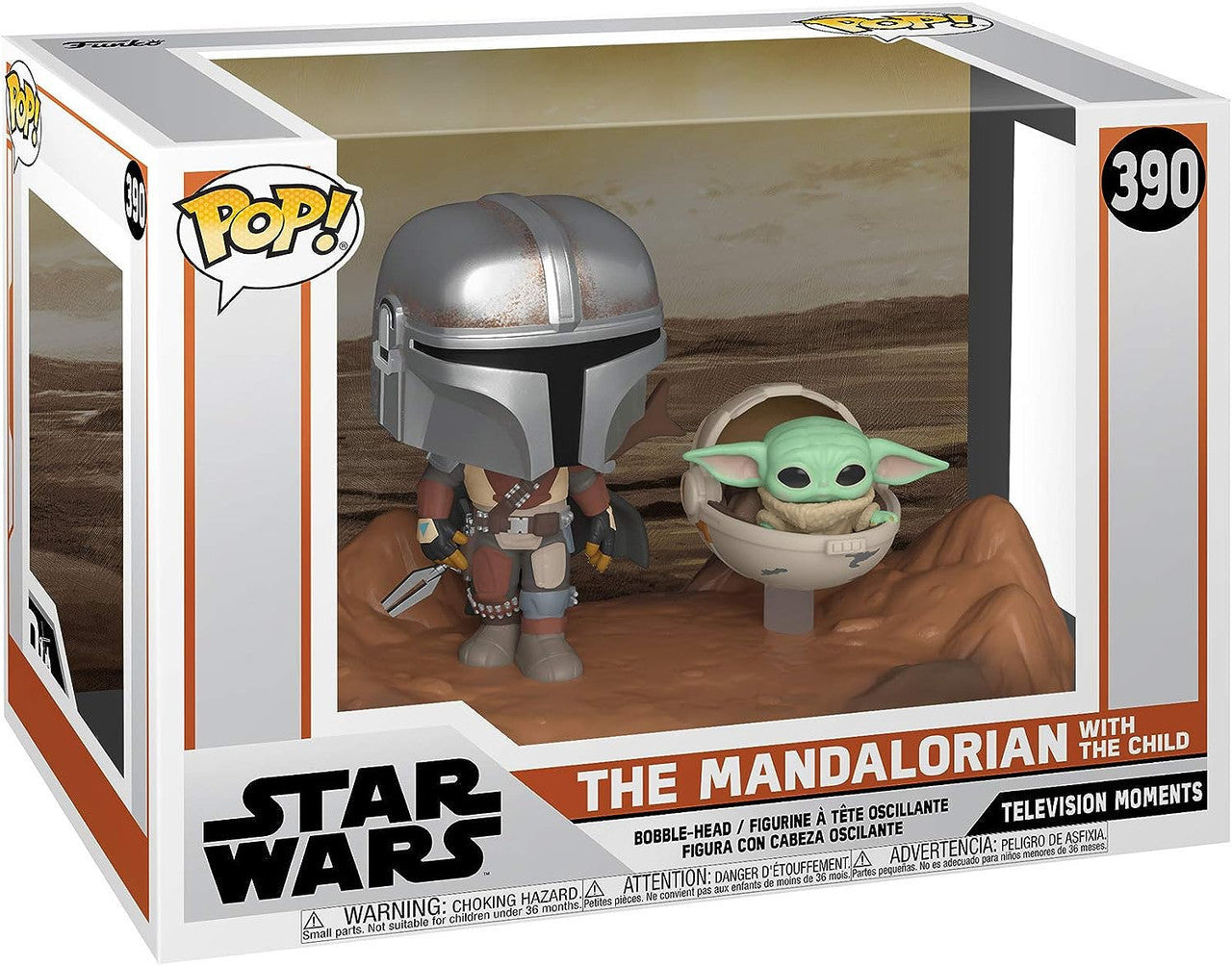 Funko POP! - Star Wars The Mandalorian: Mandalorian & Child