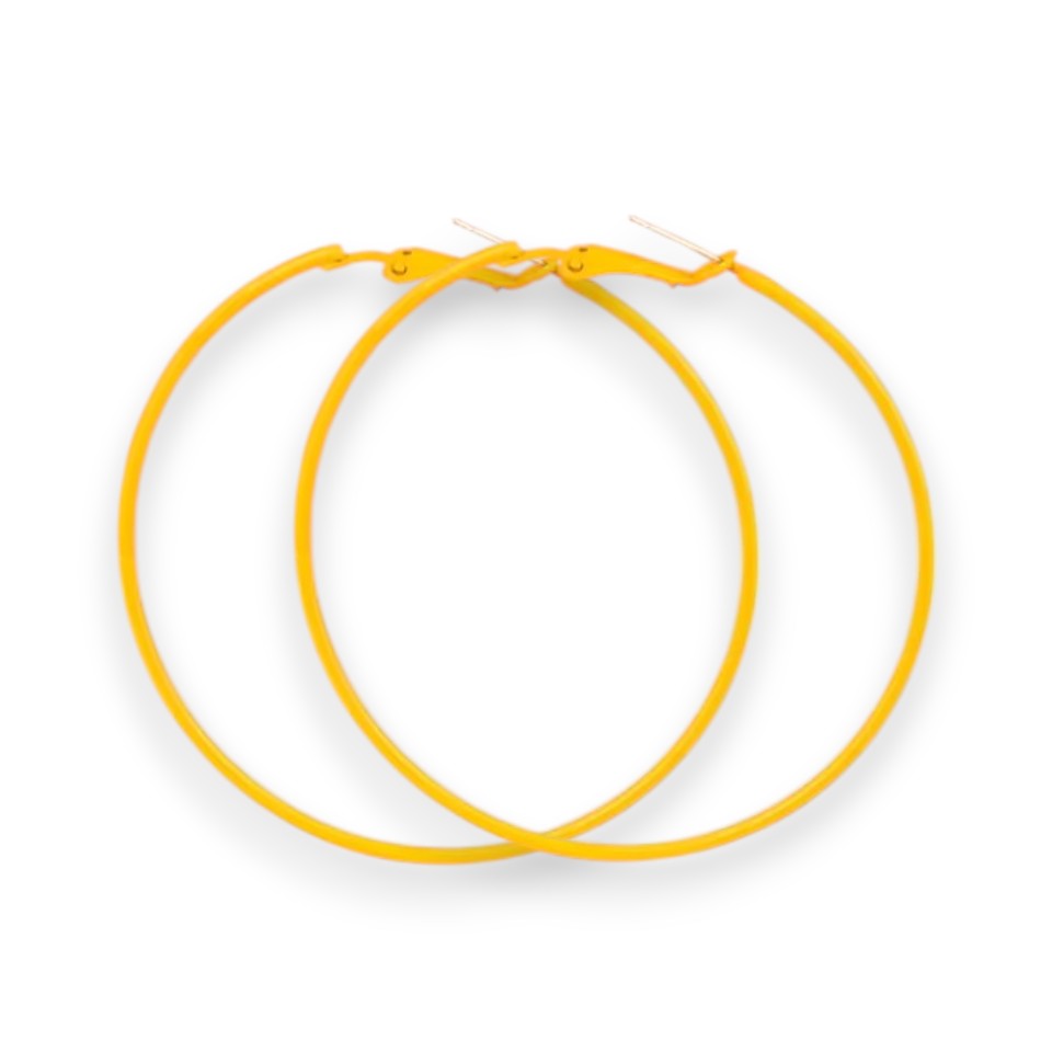 Amnesia Jewellery | Large Colourful Party Fashion Hoop Earrings