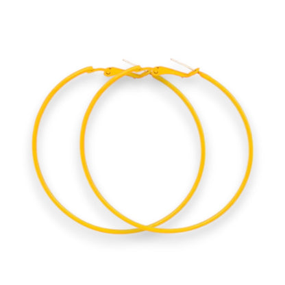 Amnesia Jewellery | Large Colourful Party Fashion Hoop Earrings