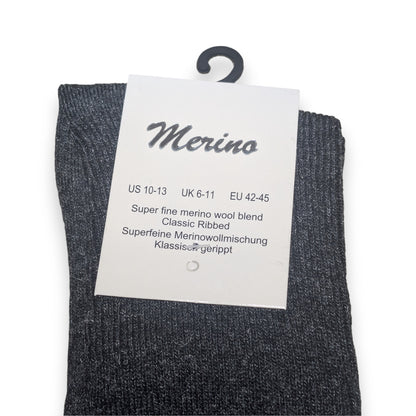Grey Merino Wool Socks UK 6–11 | 3, 6 & 12 Pairs | New, Used and More