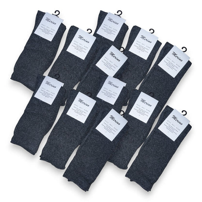 Grey Merino Wool Socks UK 6–11 | 3, 6 & 12 Pairs | New, Used and More