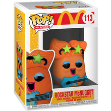 Funko Pop! vinyl figure of a Rockstar McNugget in its packaging, featuring McDonald's branding.