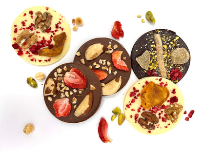 Handmade Giant Mendiants in Milk Chocolate