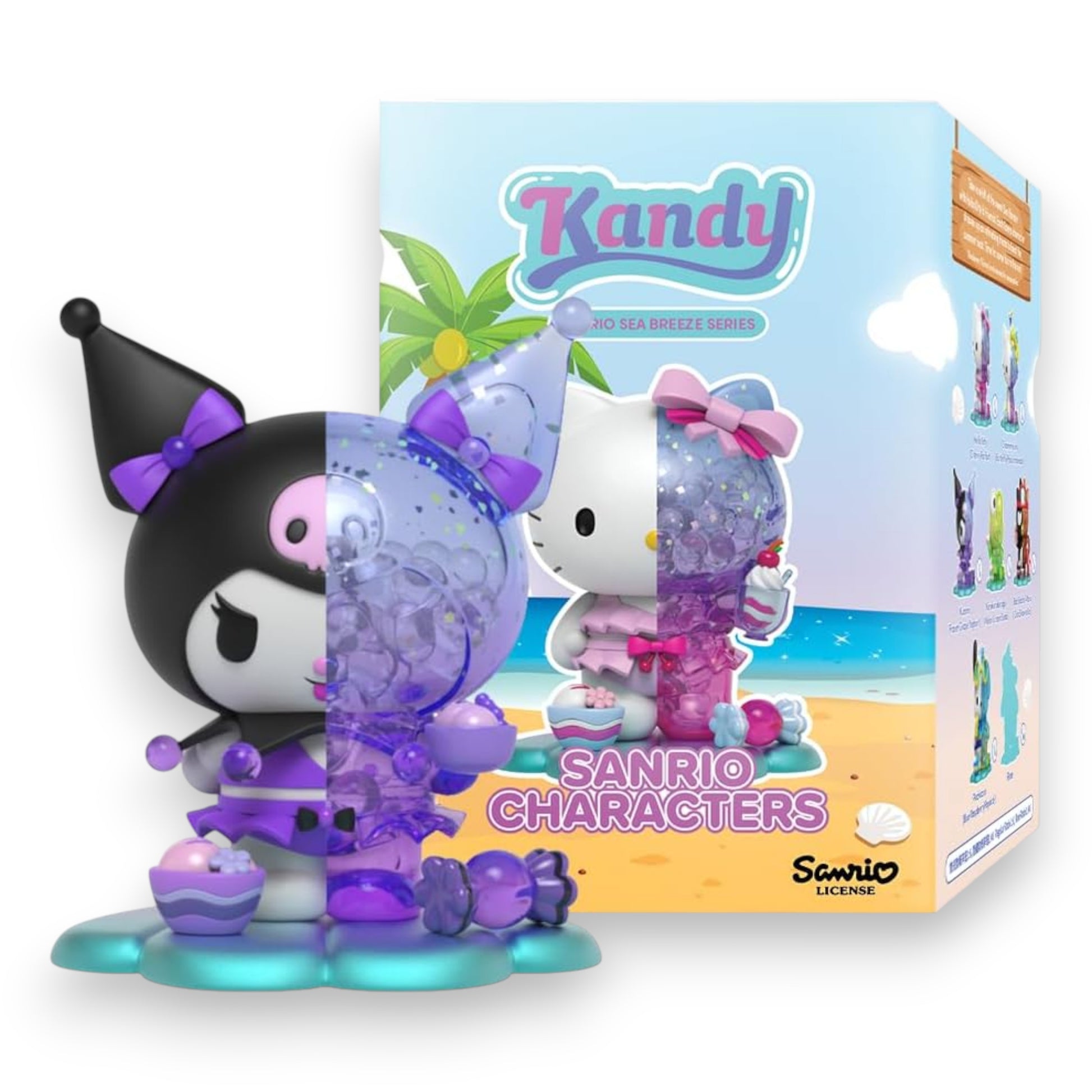 Mighty Jaxx Kandy x Sanrio Sea Breeze Summer Edition. Limited collectible with adorable pastel Sanrio characters. Shop now at New, Used and More!