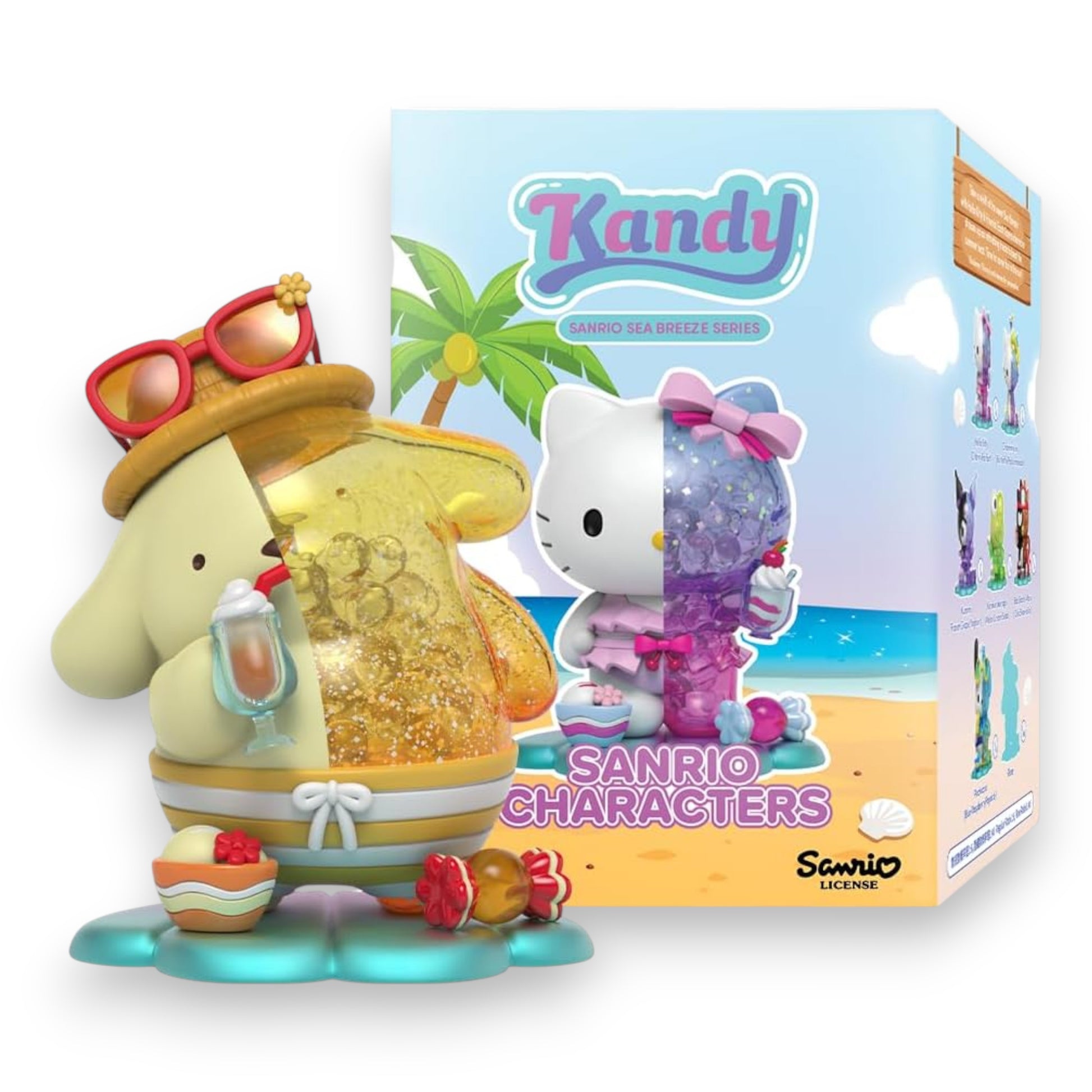 Mighty Jaxx Kandy x Sanrio Sea Breeze Summer Edition. Limited collectible with adorable pastel Sanrio characters. Shop now at New, Used and More!