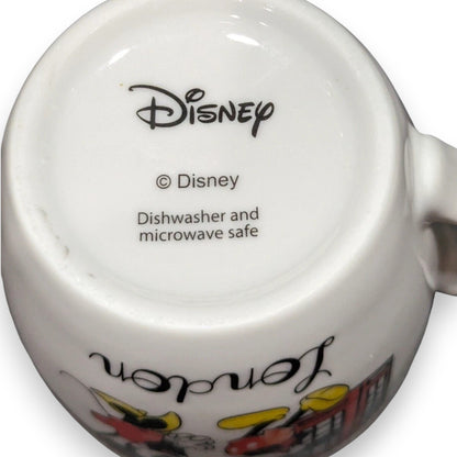 Official Disney large white mug featuring Minnie & Mickey with London design. Perfect gift idea for Disney fans. Shop now at New, Used and More!