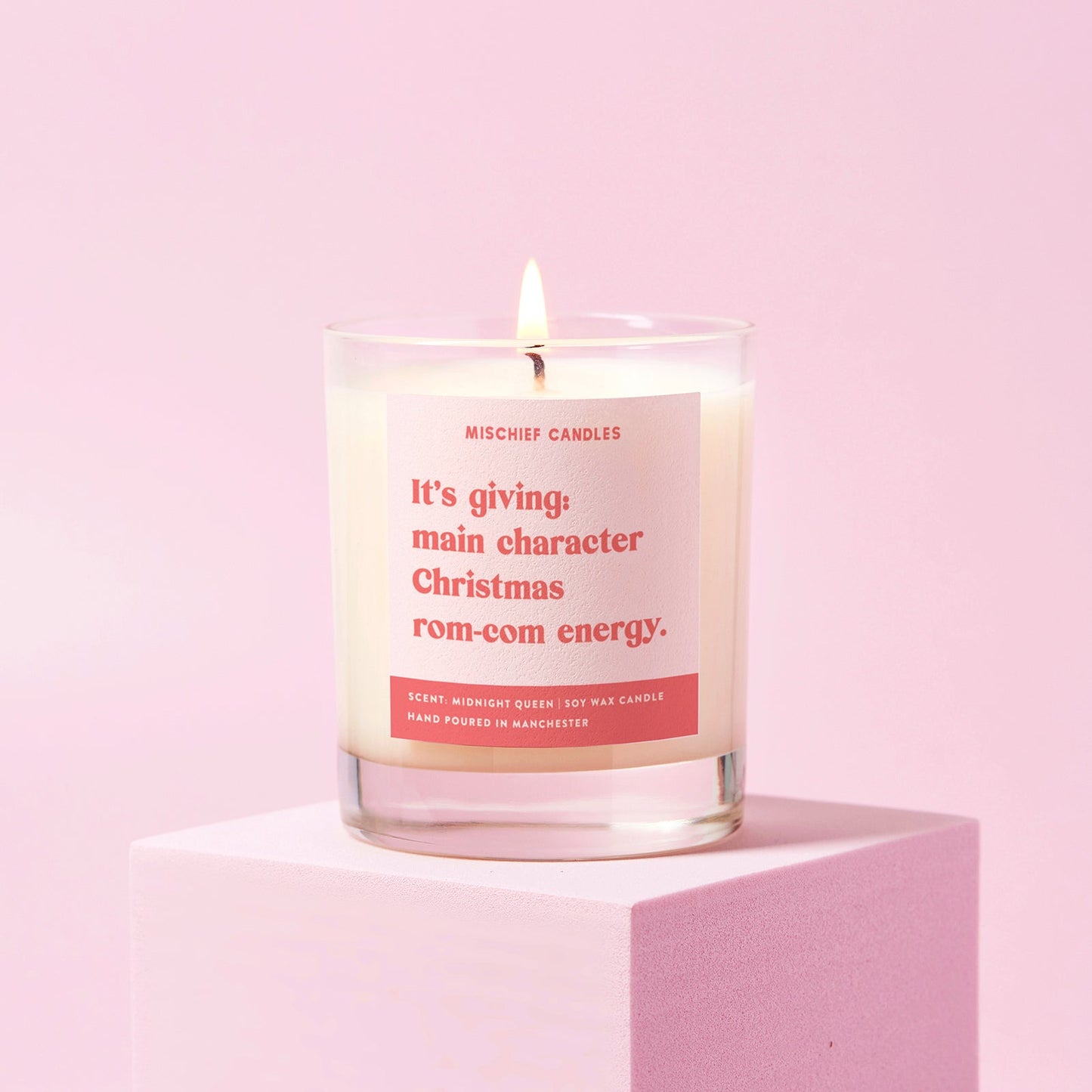 Christmas Candle Gift It’s Giving Main Character Christmas Rom-Com Energy