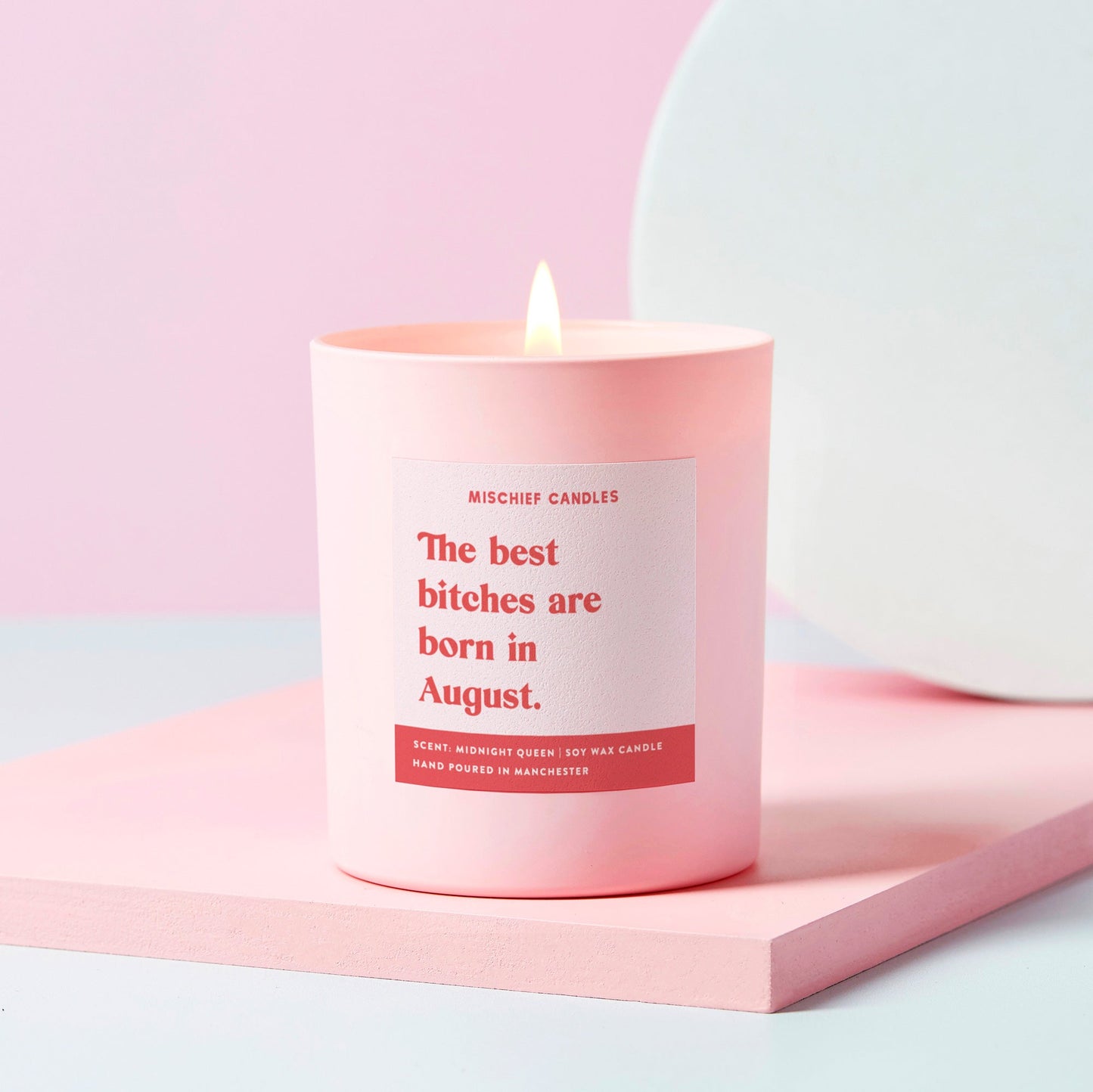 August Birthday Gift Funny Birthday Gift Candle August Birthday Bitch