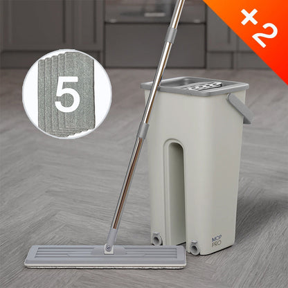 Mop PRO Compact - Multi-Functional Wash & Dry Mop and Bucket Set