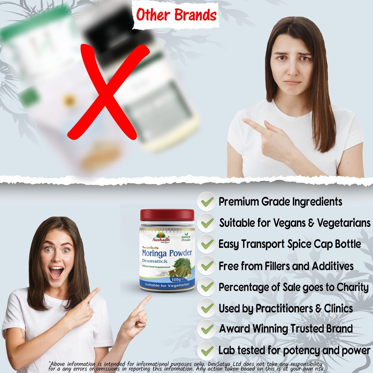 Moringa Oleifera (Drumstick) Powder