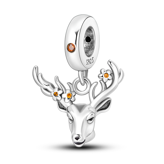 Mystical Spring Deer Dangle Charm