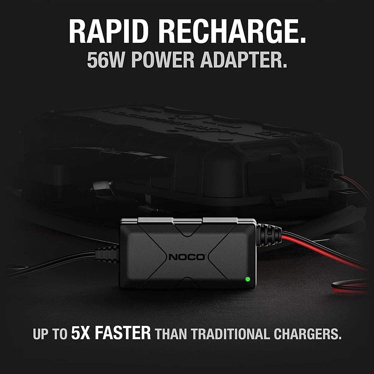 NOCO 56W fast rapid charger adapter for GB Boost & Boost Max jump starters. Efficient, compact & reliable. Shop now at New, Used and More!