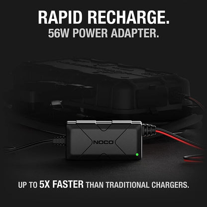 NOCO 56W fast rapid charger adapter for GB Boost & Boost Max jump starters. Efficient, compact & reliable. Shop now at New, Used and More!