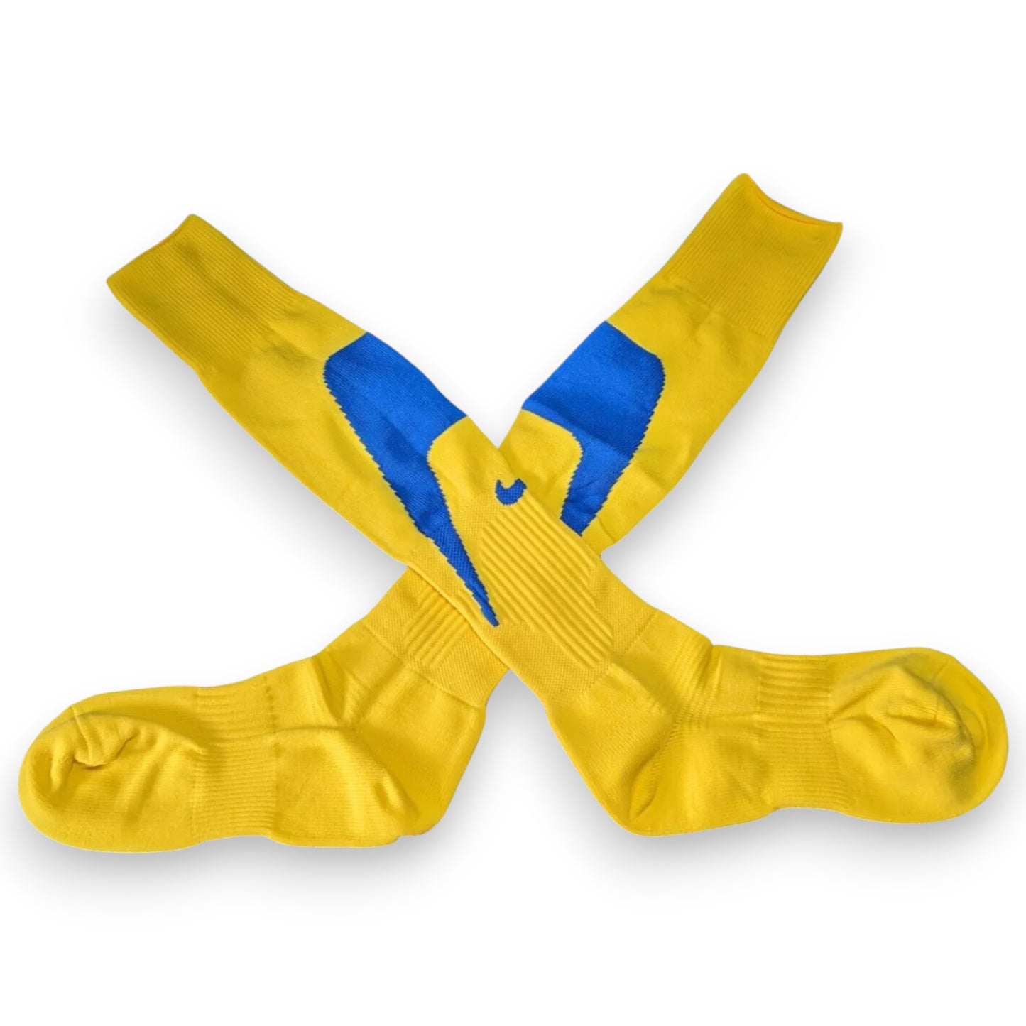 Nike Teamsports Football Socks UK 5-8 Yellow Blue | New, Used and More