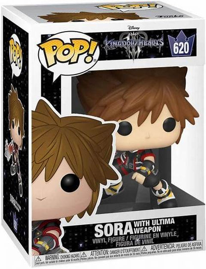 Pop! Vinyl figure packaging featuring Sora with Ultima Weapon from Kingdom Hearts