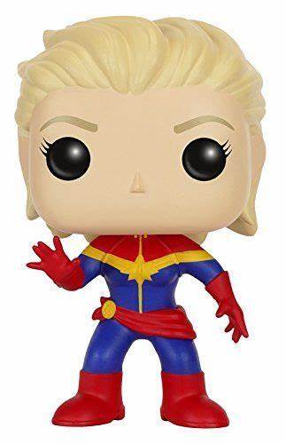 Funko Pop! vinyl figure of a superhero character with blonde hair, red and blue costume on a white background