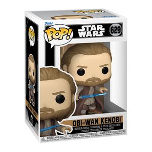 Funko Pop! Obi-Wan Kenobi figure in packaging with Star Wars branding