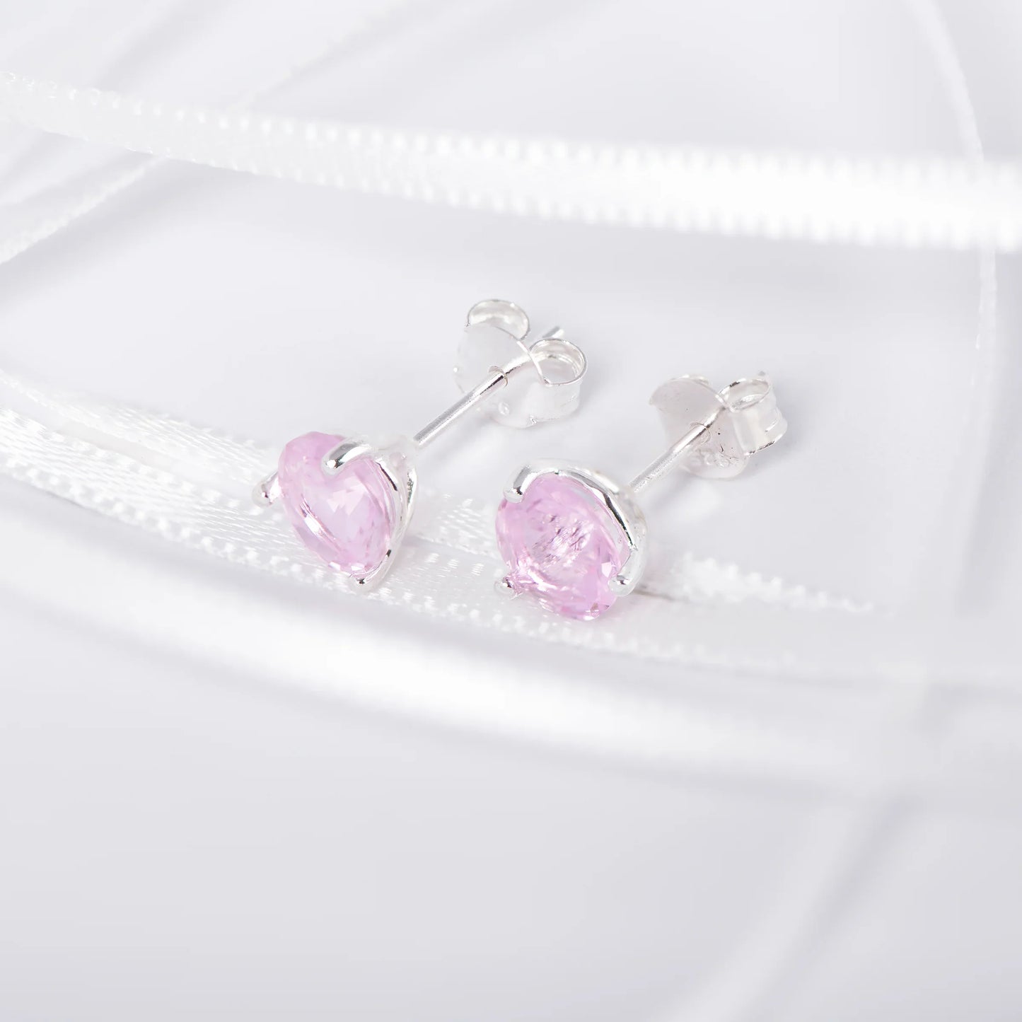 October Birthstone Stud Earrings